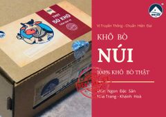 Khô bò NÚI -  Đặc Sản Khánh Hoà - Hộp quà tặng