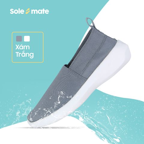 Giày thun thời trang Solemate 530 Xám trắng