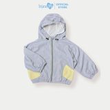 Áo khoác gió 2 lớp bé trai bé gái Bons99 giữ ẩm, thoáng khí, chống tia UV cho bé từ 9 tháng đến 6 tuổi BONAG002