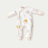 Bodysuit cho bé Bons99 chất liệu chần bông mềm mịn giữ nhiệt từ 0-6 tháng BONCB025