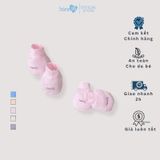 Set bao tay bao chân Bons99 chất liệu sợi tre thoáng mát thoải mái cho bé từ 0-6 tháng BONPK001