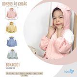 Áo khoác gió Bons99 giữ ấm thoải mái cho bé trai và bé gái từ 6 tháng đến 4 tuổi BONAG001