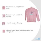 Áo hoodie Bons99 chất liệu nỉ mềm giữ ấm cho bé từ 9 tháng đến 4 tuổi BONNL030