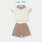 Bộ quần áo cộc tay sợi tre Bons99 chất liệu sợi tre thoáng mát thoải mái cho bé BONBB064