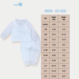 Bộ nỉ cho bé trai bé gái Bons99 bộ dài tay cổ trụ nhiều màu sắc cho bé BONNL042