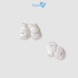 Set bao tay bao chân Bons99 chất liệu sợi tre thoáng mát thoải mái cho bé từ 0-6 tháng BONPK001