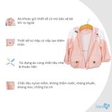 Áo khoác gió Bons99 giữ ấm thoải mái cho bé trai và bé gái từ 6 tháng đến 4 tuổi BONAG001
