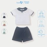 Bộ quần áo cộc tay sợi tre Bons99 chất liệu sợi tre thoáng mát thoải mái cho bé BONBB064