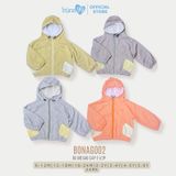 Áo khoác gió 2 lớp bé trai bé gái Bons99 giữ ẩm, thoáng khí, chống tia UV cho bé từ 9 tháng đến 6 tuổi BONAG002