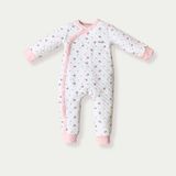 Bodysuit cho bé Bons99 chất liệu chần bông mềm mịn giữ nhiệt từ 0-6 tháng BONCB025