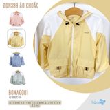 Áo khoác gió Bons99 giữ ấm thoải mái cho bé trai và bé gái từ 6 tháng đến 4 tuổi BONAG001