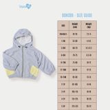 Áo khoác gió 2 lớp bé trai bé gái Bons99 giữ ẩm, thoáng khí, chống tia UV cho bé từ 9 tháng đến 6 tuổi BONAG002