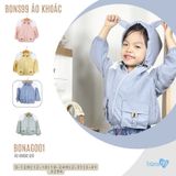 Áo khoác gió Bons99 giữ ấm thoải mái cho bé trai và bé gái từ 6 tháng đến 4 tuổi BONAG001