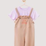 Bộ quần áo yếm Bons99 chất liệu sợi tre co giãn thoải mái cho bé từ 9 tháng đến 4 tuổi BONTK007
