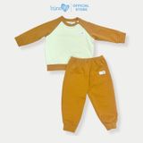 Bộ quần áo chất nỉ da cá cotton dài tay Bons99 nhiều màu sắc cho bé BONNL037
