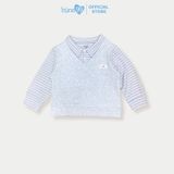 Bộ nỉ cho bé trai bé gái Bons99 bộ dài tay cổ trụ nhiều màu sắc cho bé BONNL042