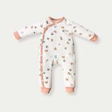 Bodysuit cho bé Bons99 chất liệu chần bông mềm mịn giữ nhiệt từ 0-6 tháng BONCB025