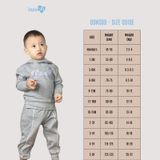 Áo hoodie Bons99 chất liệu nỉ mềm giữ ấm cho bé từ 9 tháng đến 4 tuổi BONNL030