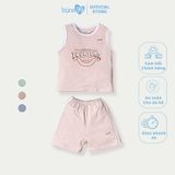Bộ ba lỗ cộc tay Bons99 chất liệu Melanie mềm mát thoải mái cho bé trai từ 12 tháng BONML02