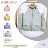 Áo khoác gió Bons99 giữ ấm thoải mái cho bé trai và bé gái từ 6 tháng đến 4 tuổi BONAG001