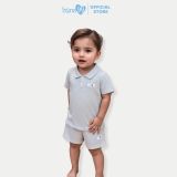 Bộ quần áo cộc tay Bons99 chất liệu Ranie thoáng mát thoải mái cho bé BONRN004