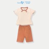 Bộ quần áo cộc tay giọt lệ Bons99 chất liệu sợi tre mềm mịn cho bé BONBB068