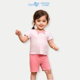 Bộ quần áo cộc tay giọt lệ Bons99 chất liệu sợi tre mềm mịn cho bé BONBB068