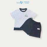 Bộ quần áo cộc tay Bons99 chất liệu sợi tre mềm mịn cho bé BONBB067