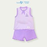 Bộ ba lỗ Bons99 dễ thương chất liệu bột gỗ thoải mái BONBG004