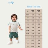 Bộ quần áo cộc tay Bons99 chất liệu modal (gỗ sồi) thoáng mát thấm mút mồ hôi cho bé BONMD073
