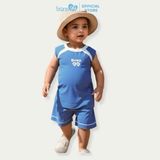 Bộ quần áo cộc tay thể thao Bons99 chất liệu Pettit thoáng mát thoải mái cho bé BONPT044