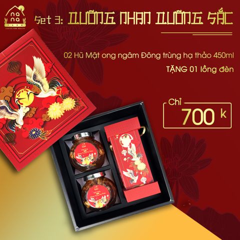 Set 3: DƯỠNG NHAN DƯỠNG SẮC - ĐÔNG TRÙNG HẠ THẢO