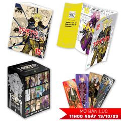 Tokyo Revengers - Tập 15 - Bản Đặc Biệt Có Box - Tặng Kèm Collector’s Box + Bìa Áo Đặc Biệt + Bìa Hai Mặt + Set 4 Rainbow Bookmark Hai Mặt