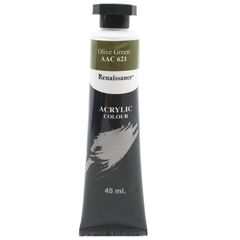 Tuýp Màu Acrylic 45 ml - Renaissance #621 - Olive Green