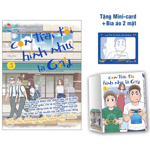 Con Trai Tôi Hình Như Là Gay - Tập 3 - Tặng Kèm Mini-Card + Bìa Áo 2 Mặt