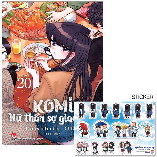 Komi - Nữ Thần Sợ Giao Tiếp - Tập 20 - Tặng Kèm Bảng Sticker + Poster Kèm Ống
