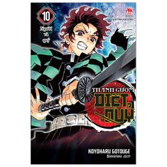 Sách - Thanh Gươm Diệt Quỷ - Kimetsu No Yaiba - Tập 10: Người Và Quỷ (Tái Bản)