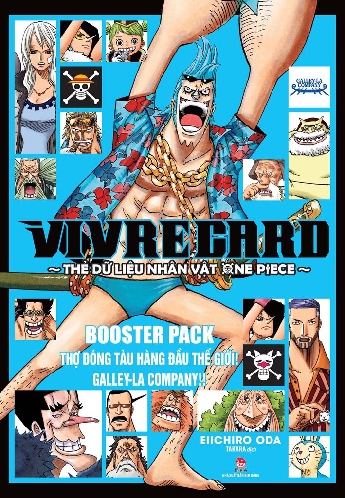 Vivre Card - Thẻ Dữ Liệu Nhân Vật One Piece Booster Pack - Thợ Đóng Tàu Hàng Đầu Thế Giới! Galleyla-Company!!