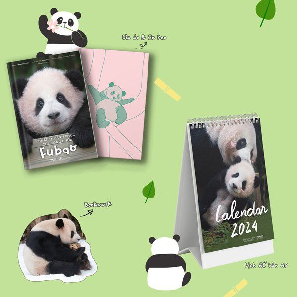 Nhật Ký Hạnh Phúc Của Công Chúa Fubao - Bản Đặc Biệt - Tặng Kèm Bookmark + Lịch Xoắn 2024