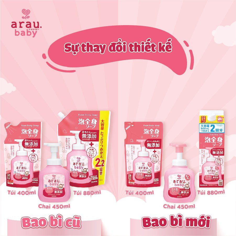 Sữa tắm arau.baby