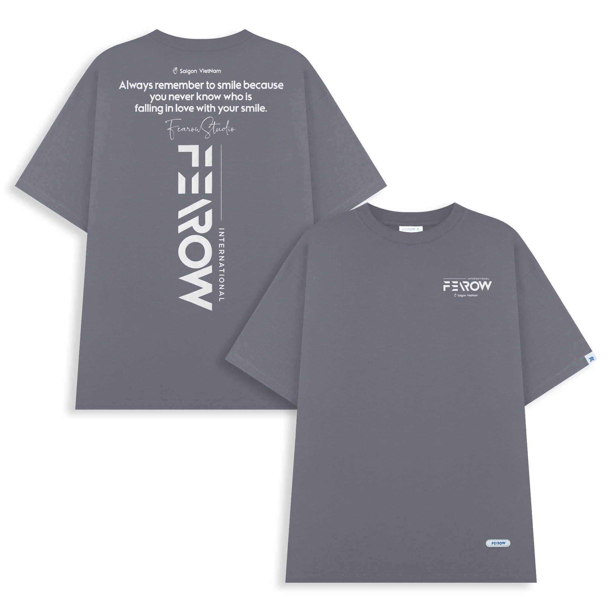 Fall In Love Tee / Grey Color