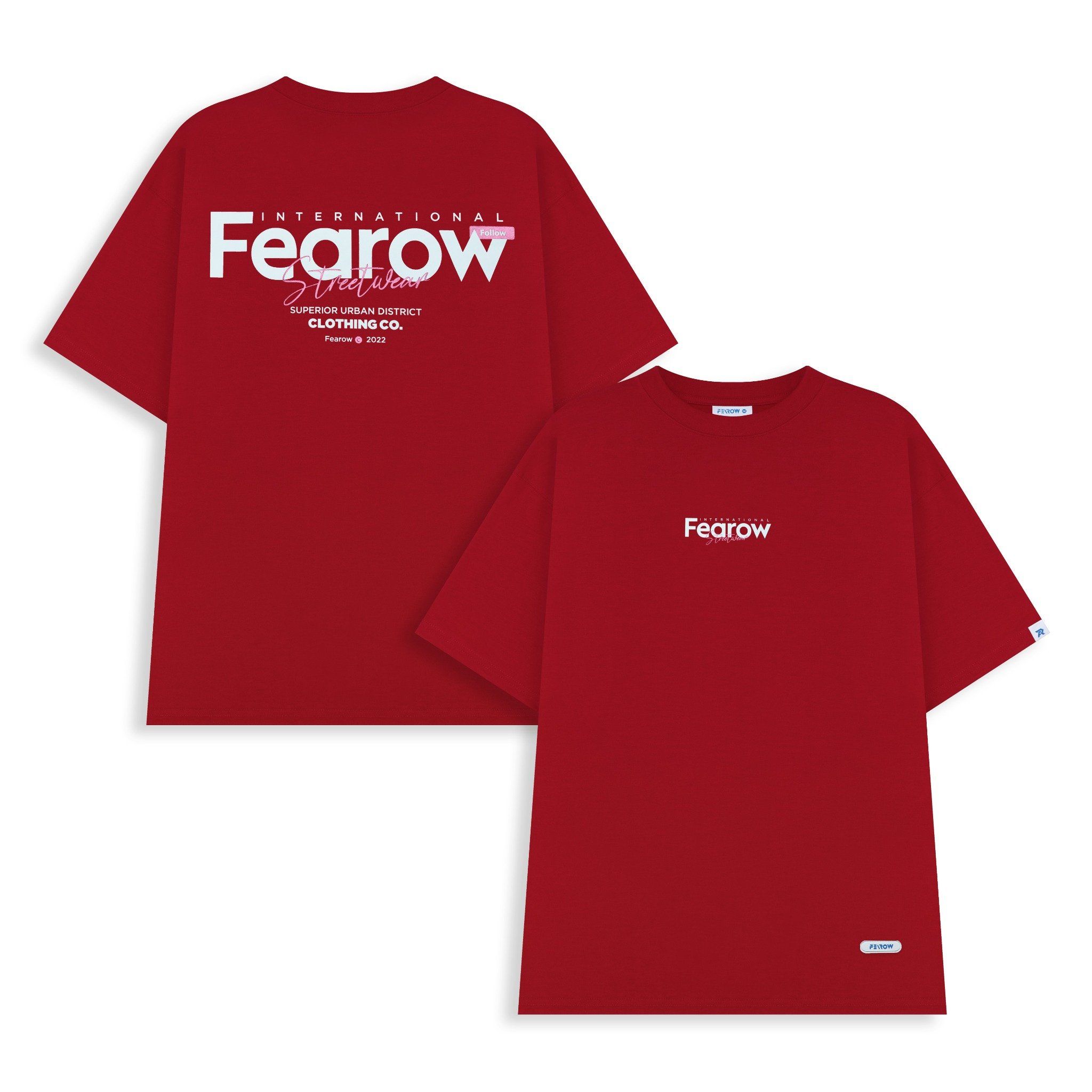 MULTIFONT TEE / RED COLOR