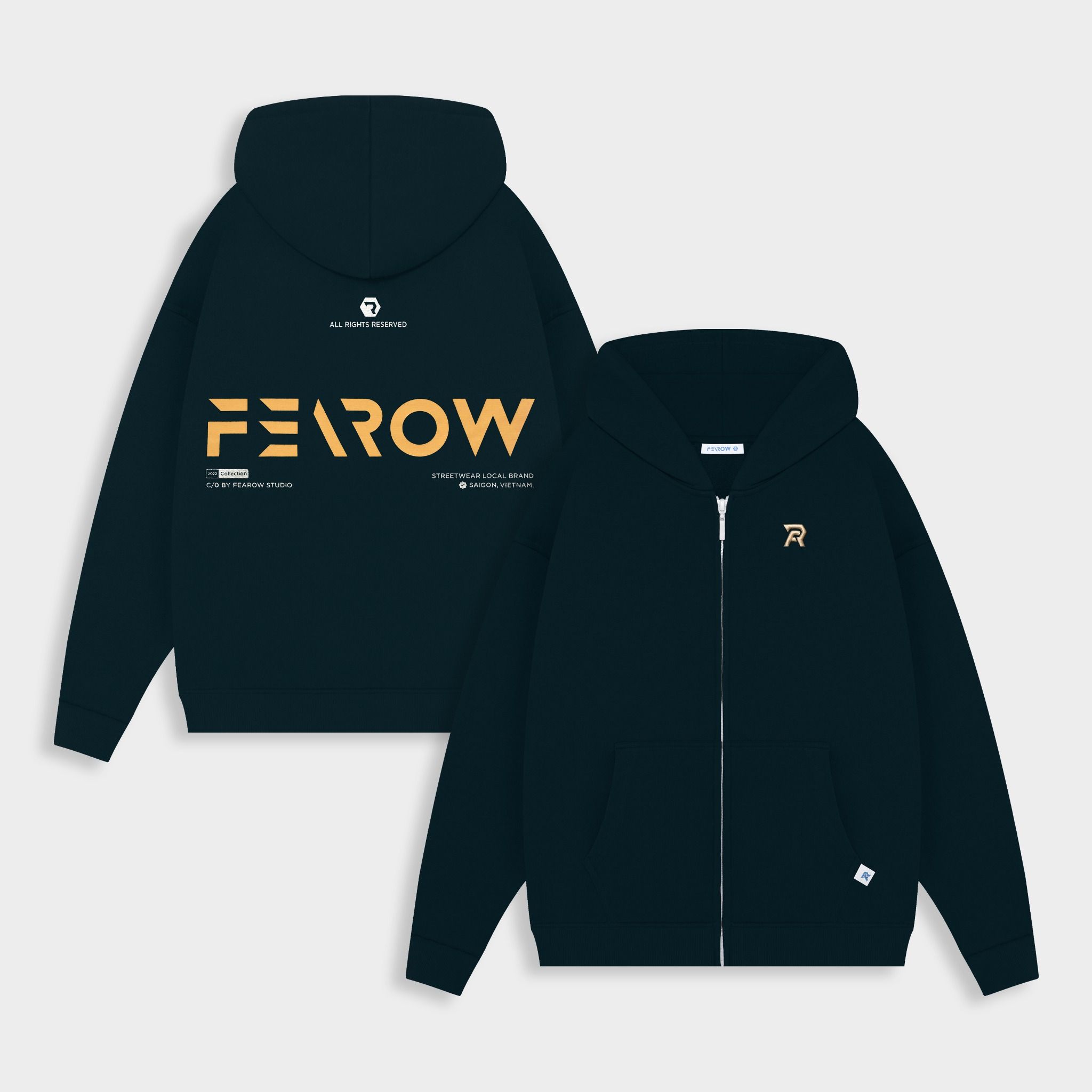 Hoodie Zip Fearow Signature 2022 / Navy Color