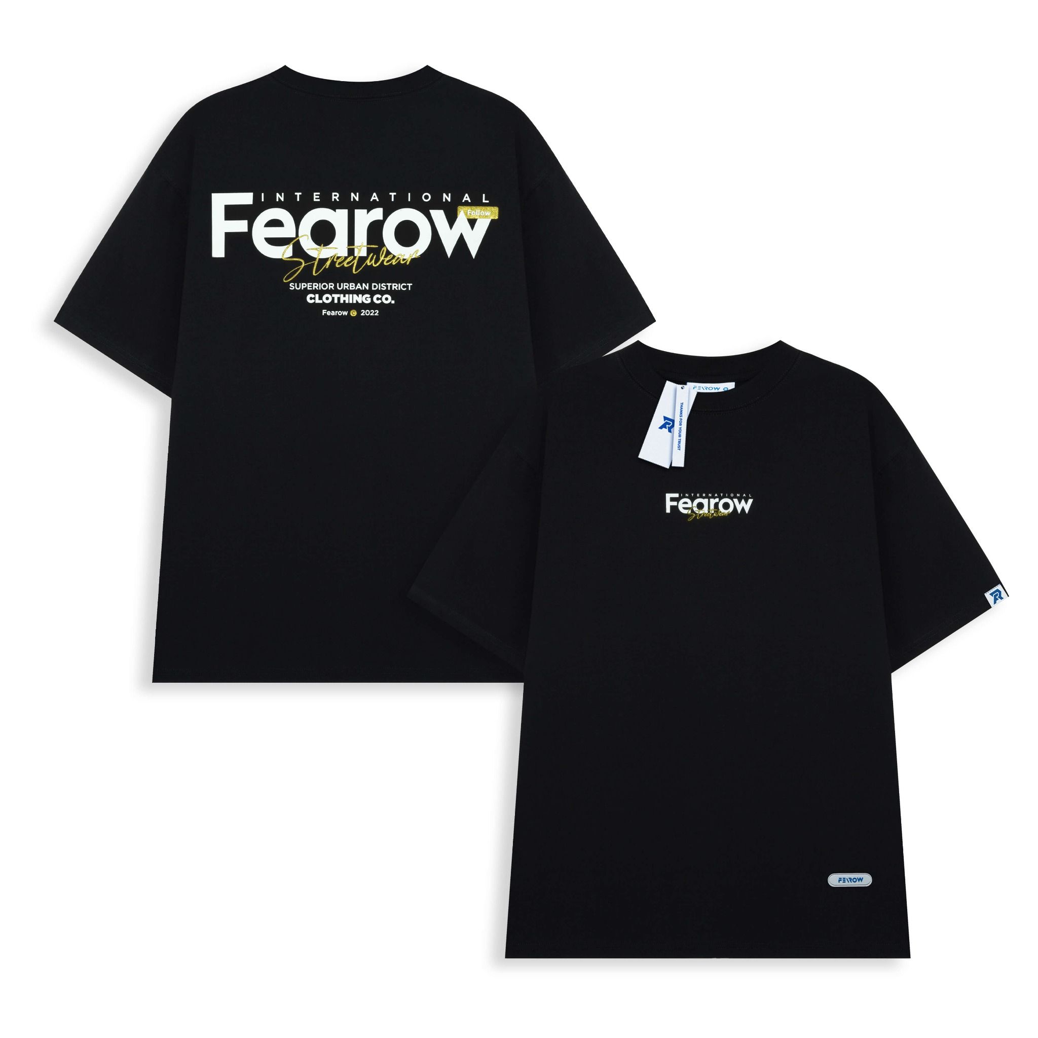 MULTIFONT TEE / BLACK COLOR