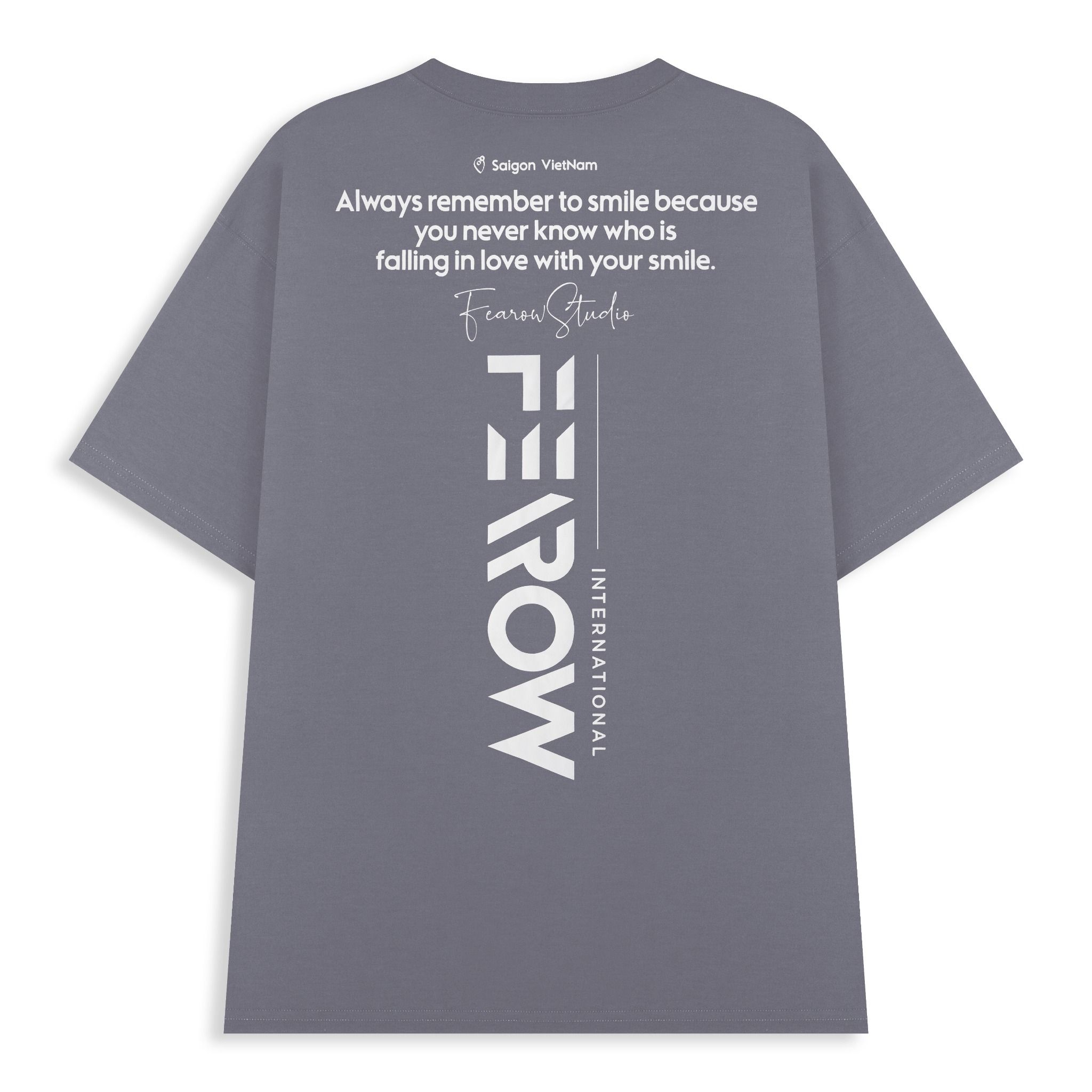 Fall In Love Tee / Grey Color