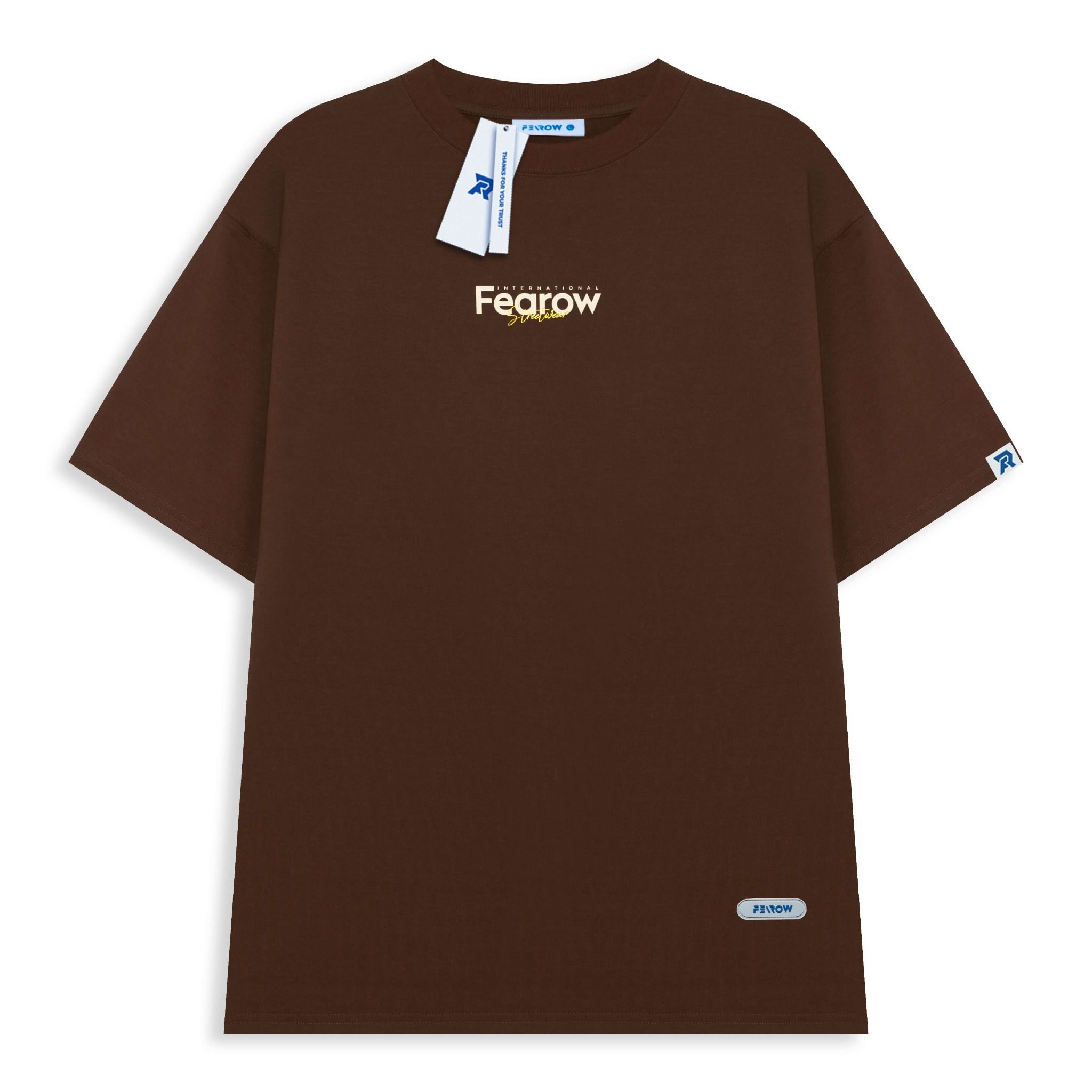 MULTIFONT TEE / DARK BROWN COLOR