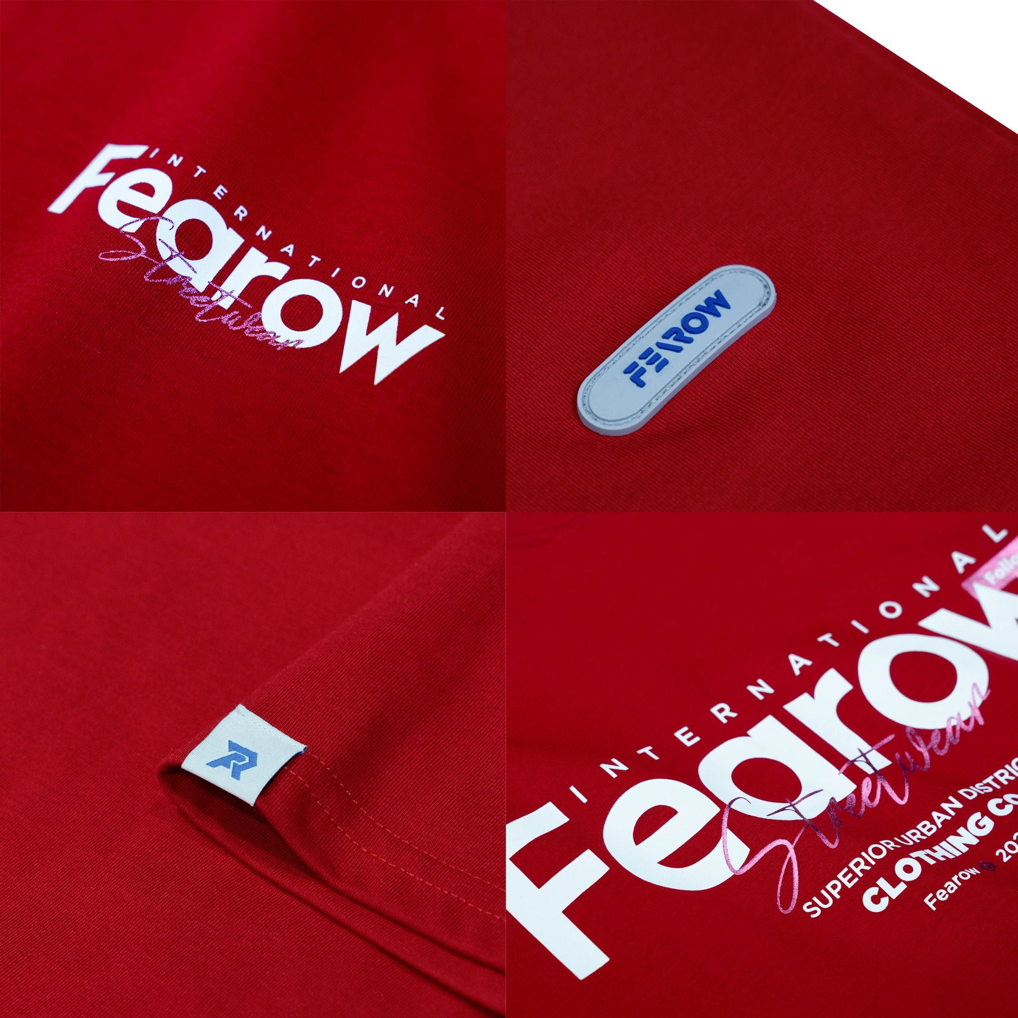 MULTIFONT TEE / RED COLOR