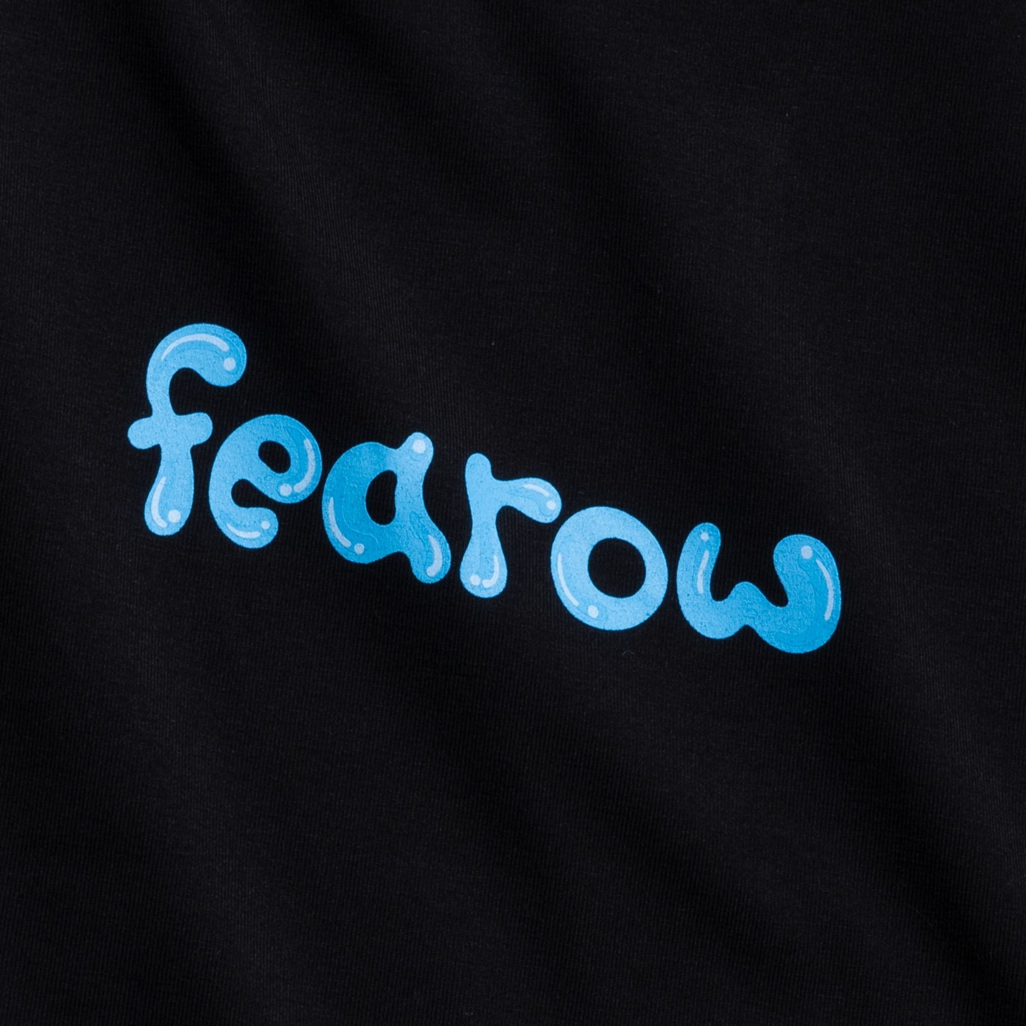 WATER TEXT TEE / BLACK
