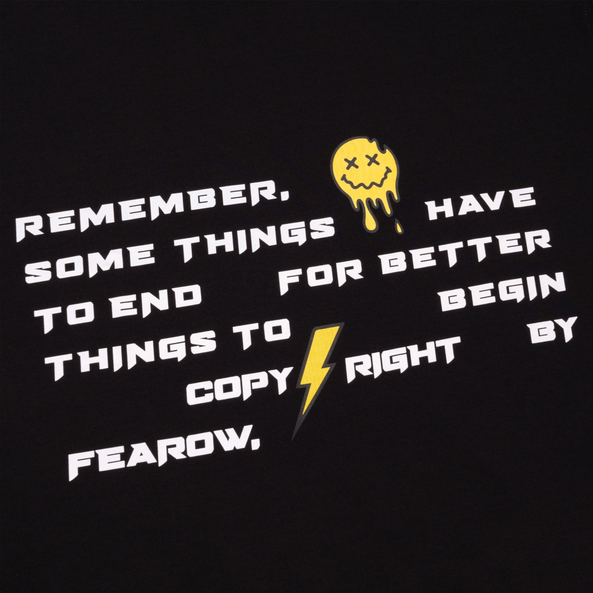 OPTIMISTIC TEE / BLACK COLOR