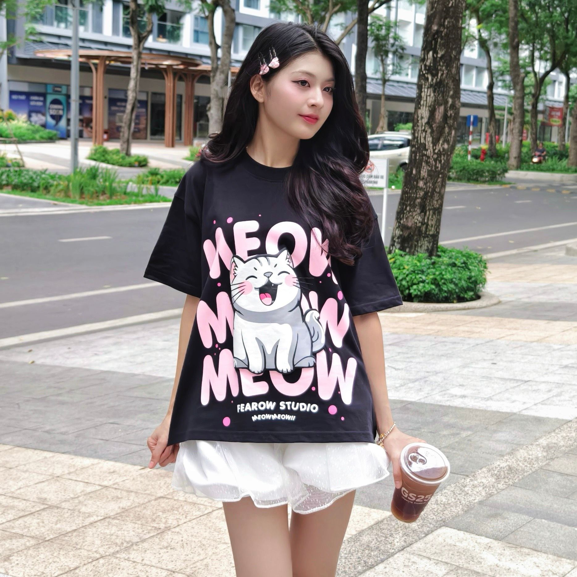 Áo thun Fearow Meow Magic